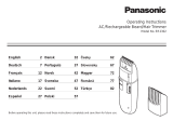 Panasonic ER2302 El kitabı