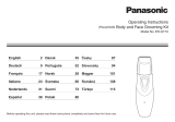 Panasonic ER-GY10 El kitabı