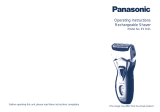 Panasonic ES-7101 El kitabı