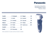 Panasonic ES8101 El kitabı