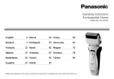 Panasonic ESRW30 El kitabı