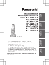 Panasonic KXTGA785EXB El kitabı