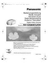 Panasonic NV GS80 EK Kullanici rehberi