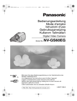 Panasonic nv gs 60 eg El kitabı