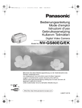 Panasonic nv gs 80 El kitabı
