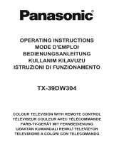 Panasonic TX39DW304 El kitabı