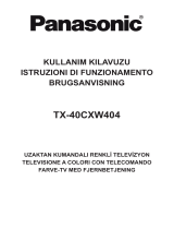 Panasonic TX40CXW404 Kullanma talimatları