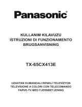 Panasonic TX65CX413E Kullanma talimatları