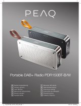 PEAQ PDR150BT - Portable DAB plus Radio El kitabı