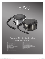 PEAQ PPA30BT - Portable Bluetooth Speaker El kitabı