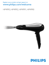 Philips Hairdyer HP4990 Kullanım kılavuzu