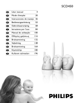Philips Analogue baby monitor SCD450/79 Kullanım kılavuzu