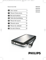 Philips SPD5220 Kullanım kılavuzu