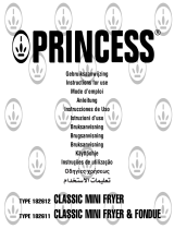 Princess Mini Friteuse Et Fondue 840 W 1,2 L Argenté 182611 El kitabı