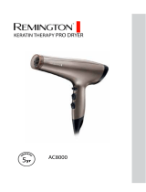 Remington Keratin Therapy Pro Dryer AC8000 Kullanım kılavuzu