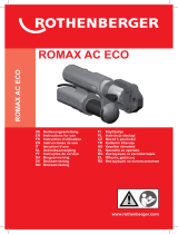 Rothenberger Press machine ROMAX AC ECO Basic unit Kullanım kılavuzu