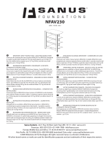 Sanus Sanus Natural AV Foundations NFAV230 Kullanım kılavuzu