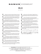 Sanus Sanus VisionMount ML22 Kullanım kılavuzu