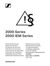 Sennheiser SR 2000 IEM Kullanma talimatları