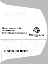 Targus Rechargeable Wireless Notebook Mouse Kullanım kılavuzu