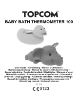 Topcom Baby Bath Thermometer 100 Elephant Kullanım kılavuzu