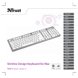 Trust Slimline Aluminium Keyboard for Mac IT Kullanım kılavuzu