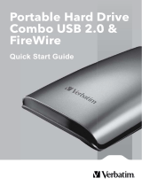 Verbatim Portable Hard Drive Combo USB Kullanım kılavuzu
