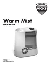 Vicks VH750 Warm Mist Humidifier Kullanım kılavuzu