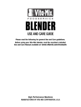 Vita-Mix Inc. Blender Kullanım kılavuzu