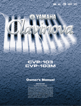 Yamaha Clavinova CVP-103M Kullanım kılavuzu