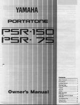 Yamaha PortaTone PSR-150 El kitabı