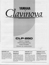 Yamaha CLP-250 El kitabı
