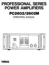 Yamaha PC2602 El kitabı
