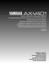 Yamaha AX-V401 El kitabı
