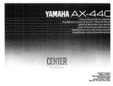 Yamaha AX-440 El kitabı