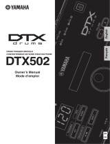 Yamaha DTX502 Kullanım kılavuzu