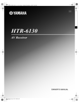 Yamaha 6130 - HTR AV Receiver El kitabı