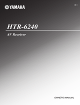 Yamaha RXV465 - RX AV Receiver El kitabı