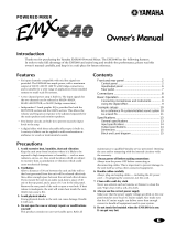 Yamaha EMX640 El kitabı