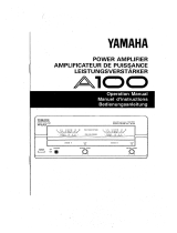Yamaha A100 Kullanım kılavuzu