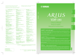 Yamaha ARIUS YDP-181 El kitabı
