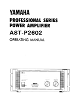 Yamaha AST-P2602 El kitabı