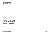 Yamaha RX-V581 El kitabı