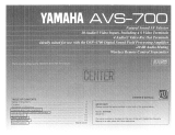 Yamaha AVS-700 El kitabı