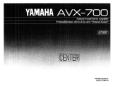 Yamaha AVX-700 El kitabı