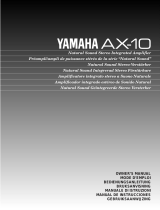 Yamaha AX-10 Kullanım kılavuzu