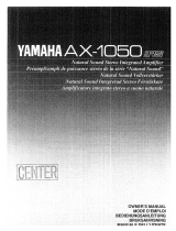 Yamaha AX-1050 El kitabı