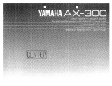 Yamaha AX-300 El kitabı