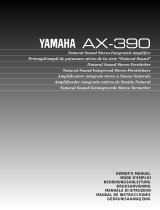 Yamaha AX-390 El kitabı