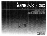 Yamaha AX-430 El kitabı